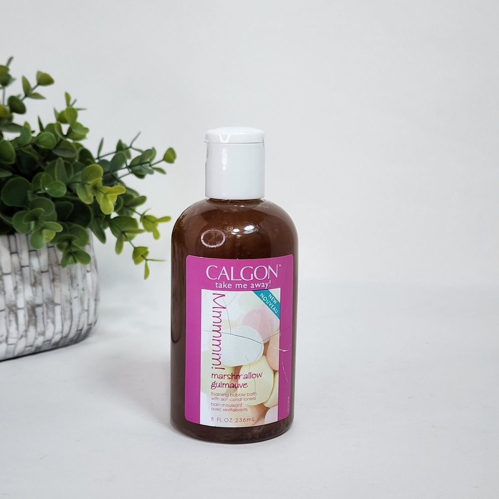 Calgon Marshmallow Shower Gel Foaming Bubble Bath Shea Butter Aloe Vera 8 fl oz